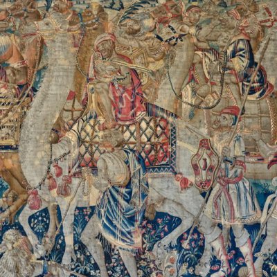 Caravane de dromadaires (Tenture du Voyage de Calicut) - Jean Grenier