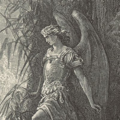 Satan surveys Eden (Milton's Paradise Lost, 1866) - Gustave Doré