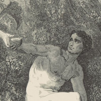 Adam and Eve in the Garden of Eden (Milton's Paradise Lost, 1866) - Gustave Doré