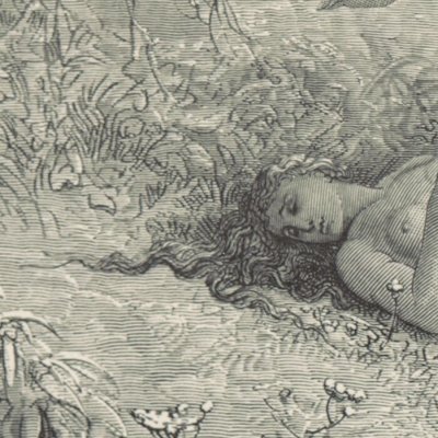 Adam awakens Eve (Milton's Paradise Lost, 1866) - Gustave Doré