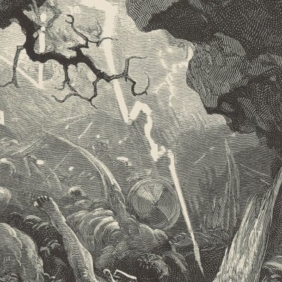 The Fallen Angels descend into Hell (Milton's Paradise Lost, 1866) - Gustave Doré