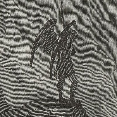 Satan before the abyss of the Tigris (Milton's Paradise Lost, 1866) - Gustave Doré