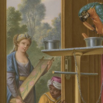 La Sultane commande des ouvrages aux odalisques - Pithou l'Aîné d'après Ch. A. Van Loo