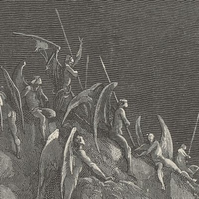 The Return of Satan unto Hell (Milton's Paradise Lost) - Gustave Doré