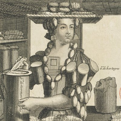 Habit de la Beurrière (Costumes grotesques) - atelier de Larmessin