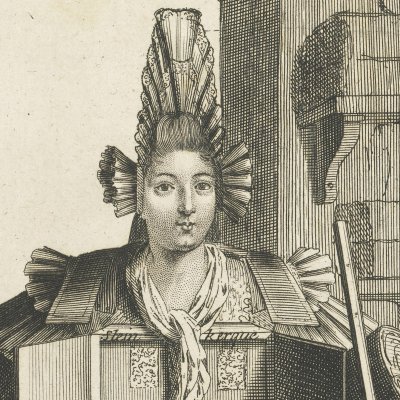 Habit de lingère (Costumes grotesques) - atelier de Larmessin