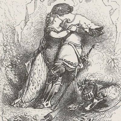 "I sing of gallantry, battles, knights, ladies..." (Orlando furioso, c1, Mallet, 1844)