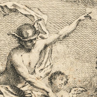 Frontispice (Restaut, Principes généraux et raisonnés de la grammaire françoise, Paris, Le Gras…, 1732)