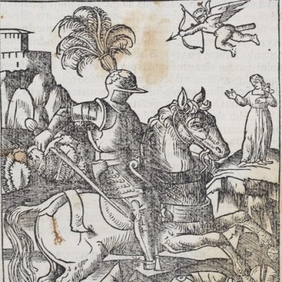 Frontispice (Roland amoureux, éd. Zoppino, 1521)