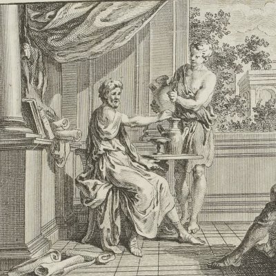 Discours sur Théophraste (La Bruyère, Caractères, 1765) - Gravelot