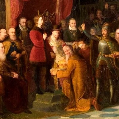 Hommage des Szujski devant Sigismond III (version de 1853) - Matejko