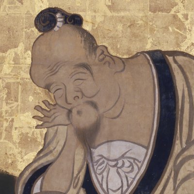 Jiang Ziya pêchant dans la rivière Wei - Ogata Kōrin