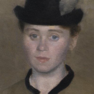 Ida Ilsted, future épouse de l'artiste / Ida Ilsted, senere kunstnerens hustru - Vilhelm Hammershøi