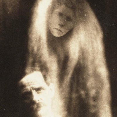 Homme avec le fantôme de sa seconde femme - William Hope