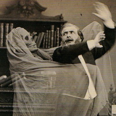 Henri Robin et un spectre - Eugène Thiébault