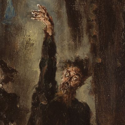 Twardowski conjure l'esprit de Barbara pour Sigismond Auguste - Matejko