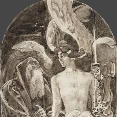 Le prophète / Пророк (dessin) - Mikhaïl Vrubel