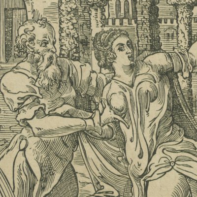 Suzanne surprise par les deux vieillards (Recueil Montorgueil, Histoire de Suzanne)