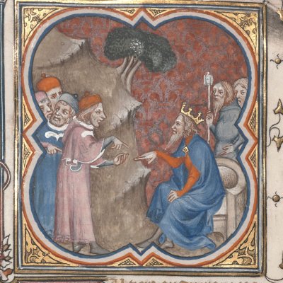 Nabuchodonosor à Jérusalem (Bible historiale de Petrus Comestor, F418v) - Jean Bondol