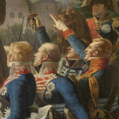Napoléon Ier à Abensberg - Debret