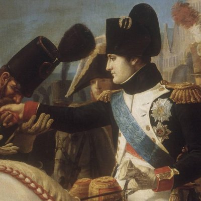 Napoléon Ier décore un soldat à Tilsitt - Debret
