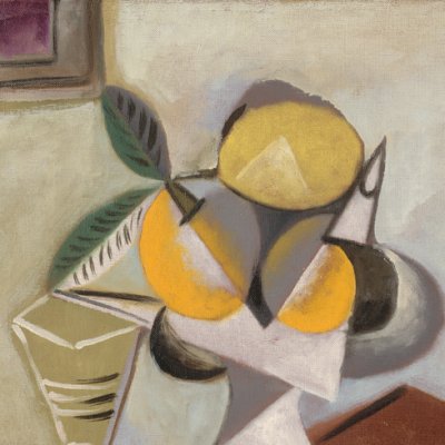 Nature morte au citron et aux oranges - Picasso