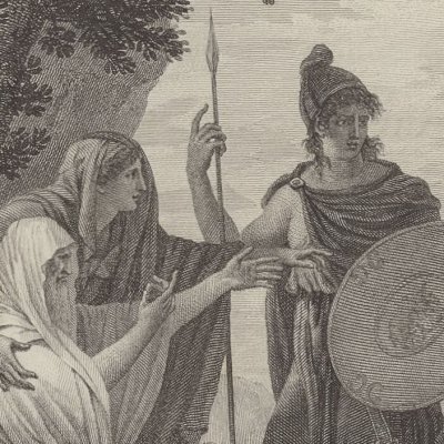 Anchise montre à Énée sa postérité (Figures de l'histoire de la république romaine, Frontisp.) - Mirys