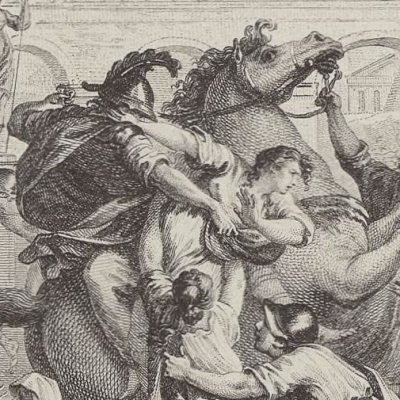 Enlèvement des Sabines (Figures de l'histoire de la république romaine, n°3) - Mirys