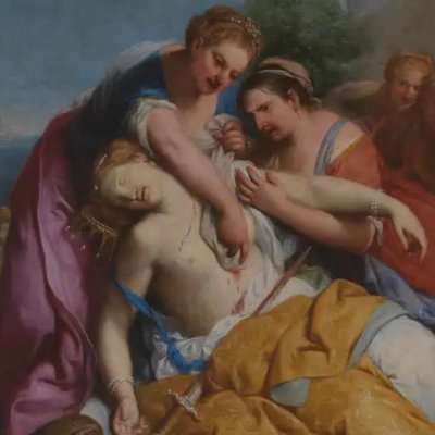 La mort de Didon (Galerie d'Énée à Macerata) - Gregorio Lazzarini