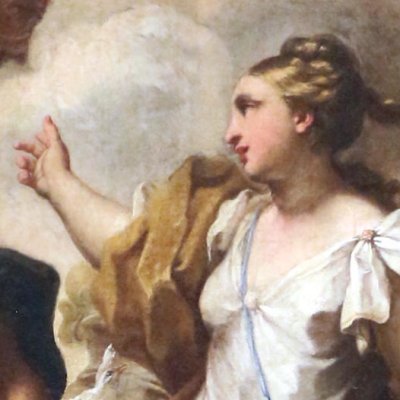 Vénus apparaît en chasseresse à Énée et Achate (Galerie d'Énée à Macerata) - Balestra