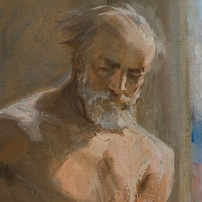 Iros terrassé par Ulysse (Odyssée d'Homère par Jan Styka)