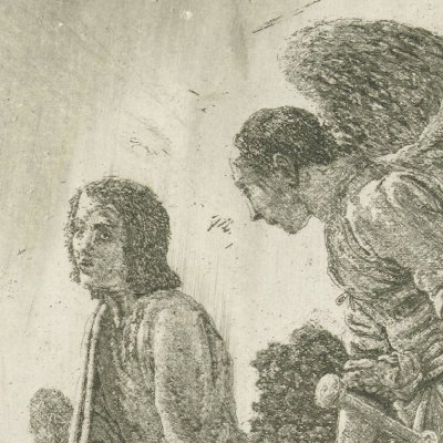 Tobie et l'ange - Hercules Seghers