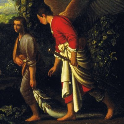 Tobie et l'ange - d'après Adam Elsheimer