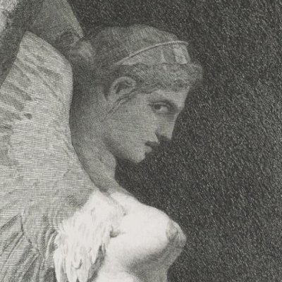 Œdipe et le sphinx - Gaillard d'après Ingres