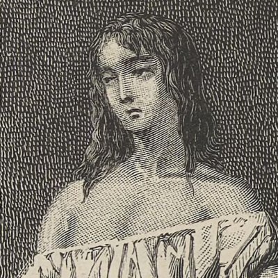 Une rose dans la misère (Les Misérables, 3e partie, Marius) - Méaulle d'après Neuville