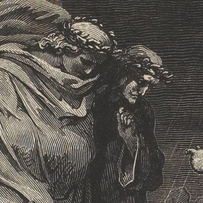 Gourmands, Ciacco (L'Enfer, chant VI) - Gustave Doré
