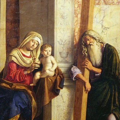 La Vierge à l’Enfant entre saint Michel et saint André - Cima da Conegliano