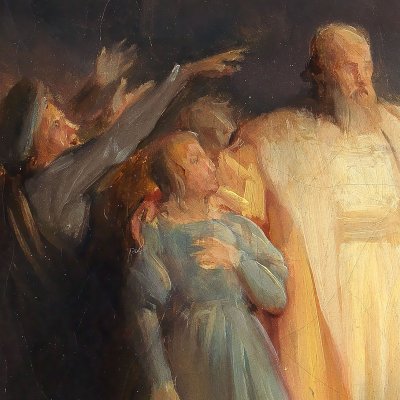 Sentence de mort en place publique (?) - Alexandre-Évariste Fragonard