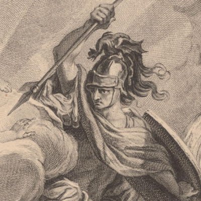 Vénus blessée par Diomède - Aveline d’après Deshays