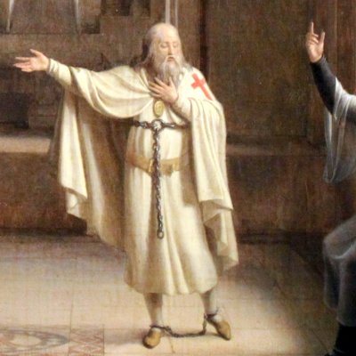Jacques de Molay, grand maître des Templiers - Fleury-Richard