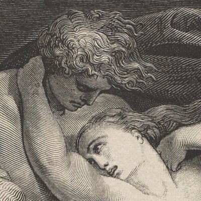 Francesca et Paolo (L'Enfer, chant V) - Gustave Doré
