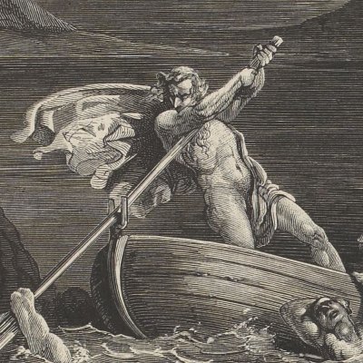 Phlégyas (L'Enfer, chant VII) - Gustave Doré