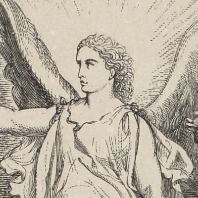 Le messager céleste (L'Enfer, chant IX) - Gustave Doré