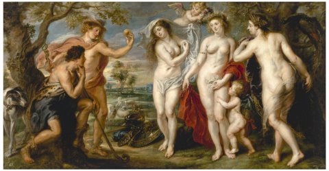 Le jugement de Pâris (version de Madrid, 1639) - Rubens
