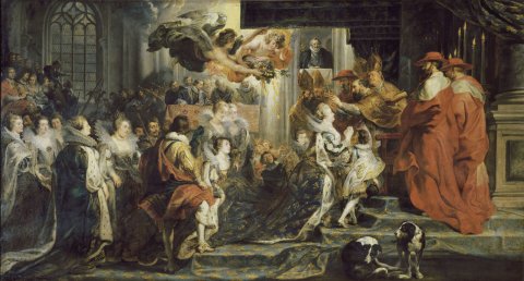 Le couronnement de la reine (Cycle de Marie de Médicis) - Rubens