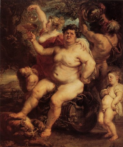 Bacchus ivre, v. 1635, Saint-Pétersbourg, Ermitage