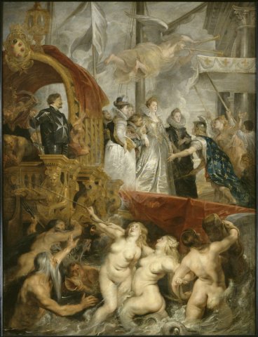 L’arrivée de la Reine à Marseille (Cycle de Marie de Médicis) - Rubens
