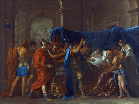 La mort de Germanicus - Poussin