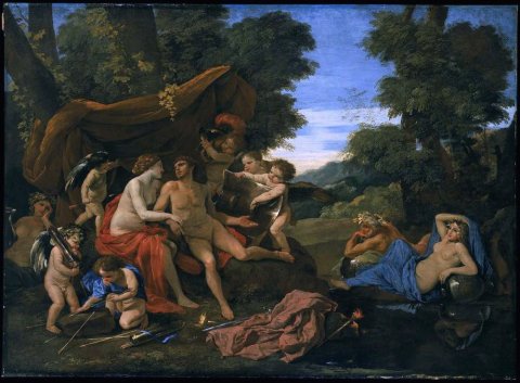 Mars et Vénus - Poussin