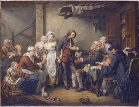 L’accordée de village - Greuze